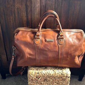 Tuscan leather company duffel bag